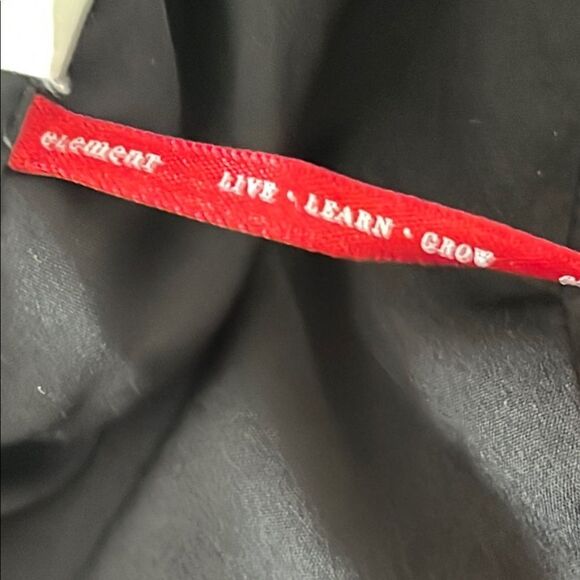 Element Embroidered Black Sleeveless Button Down Top S/M - Picture 5 of 9